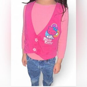 Y2K Sanrio Hello Kitty vest.